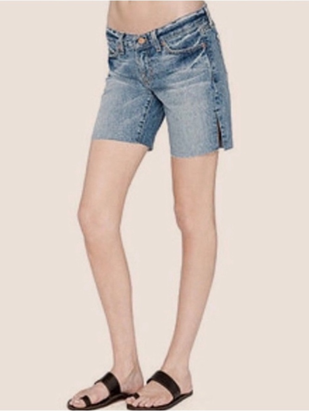 J Brand Eli 1048 Cut off Jean Shorts With Slide Slits - 28